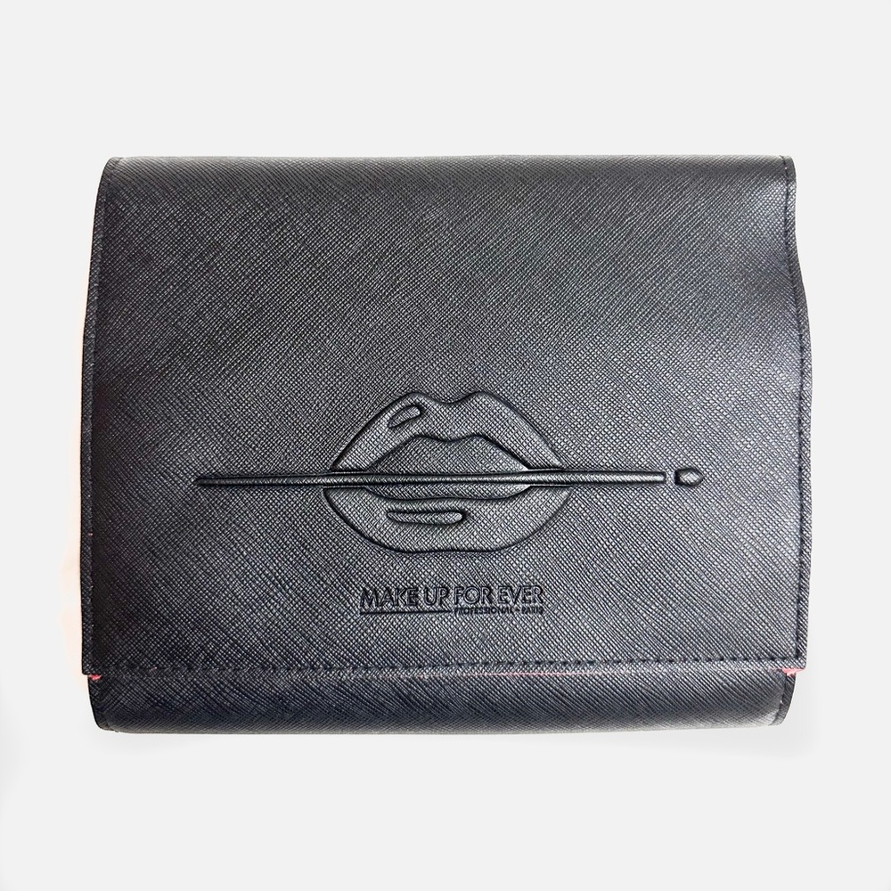 MAKE UP FOREVER PARIS Leather Cosmetic Bag
